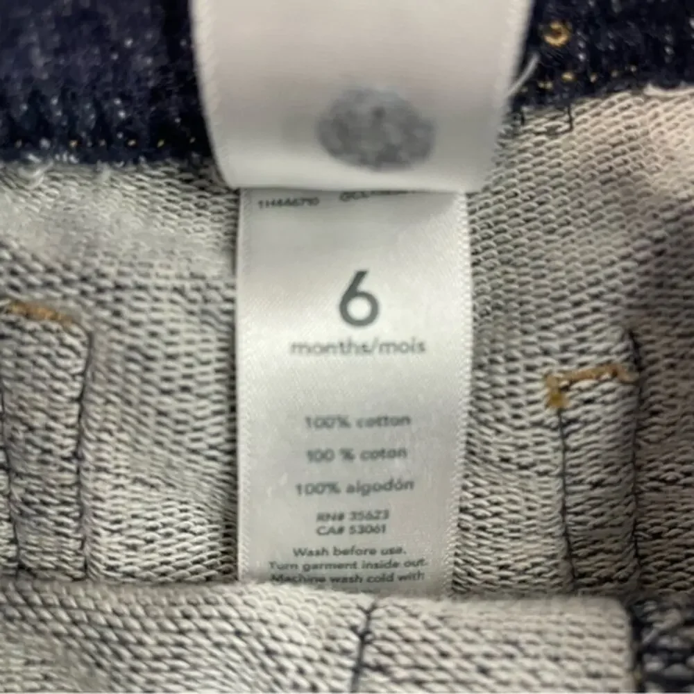 Carter’s Denim Blue Jeans Size 6 Months cotton